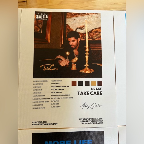 Drake Album Cover Canvas Posters - Picture 3 of 7